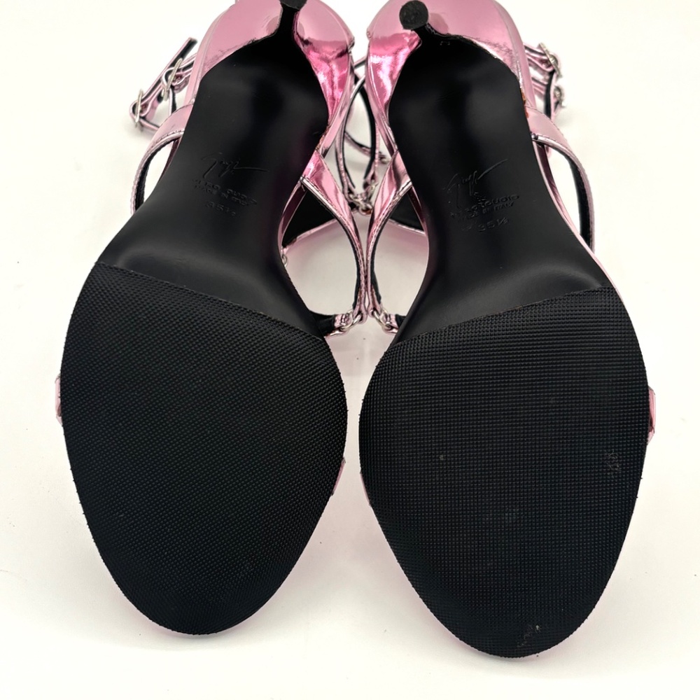 Custom Giuseppe Zanotti Azalea Metallic Strappy Stiletto Sandal - Picture 7 of 7
